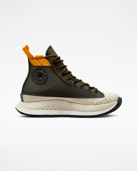 Tenisky Vysoke Converse Chuck 70 AT-CX Rugged Basics Panske Olivovo Zelená Zelene Žlté Čierne | SK QDMKX9